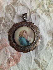 Antico Medaglione Da Culla Primi Del 900