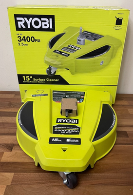 #ad Ryobi 3400 PSI 15 in Surface Cleaner W Casters For Gas Pressure Washer RY31SC15 $39.99