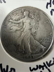 1943 United States Walking Liberty Half Dollar 50¢ No Mint Mark Silver Coin