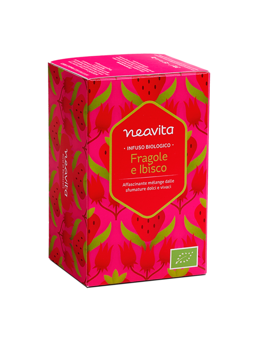 Neavita Rosso Infuso In Filtro Fragole E Ibisco Bio 1 Pezzo - Immagine 2