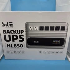 SKE UPS 850VA/480W Battery Backup Surge Protector for Computer Orion HL850
