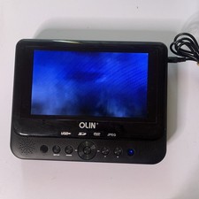 Olin 7" Portable DVD Player PD-7755 With Power Supply