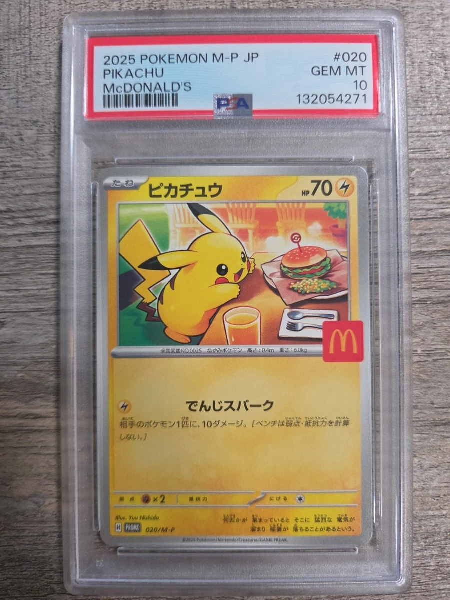 Pokémon TCG Grade 10 Pikachu Individual Collectible Card Game