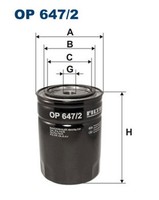 Filtron ÖLfilter OP 647/2 Anschraubfilter 3/4-16 UNF