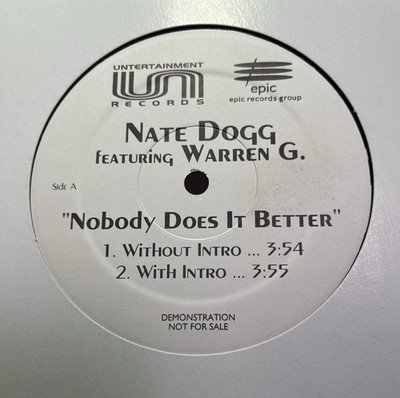 Nate Dogg Feat Warren G 12  Promo Nobody Does It Better VG++ Nice 1998
