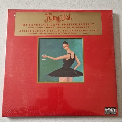 Kanye West - My Beautiful Dark Twisted Fantasy 3LP Vinyl (New & Sealed)