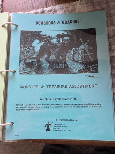 Dungeons & Dragons Monster & Schatz Sortiment Blätter Level 7-9 Zauberer Logo - Bild 1 von 3
