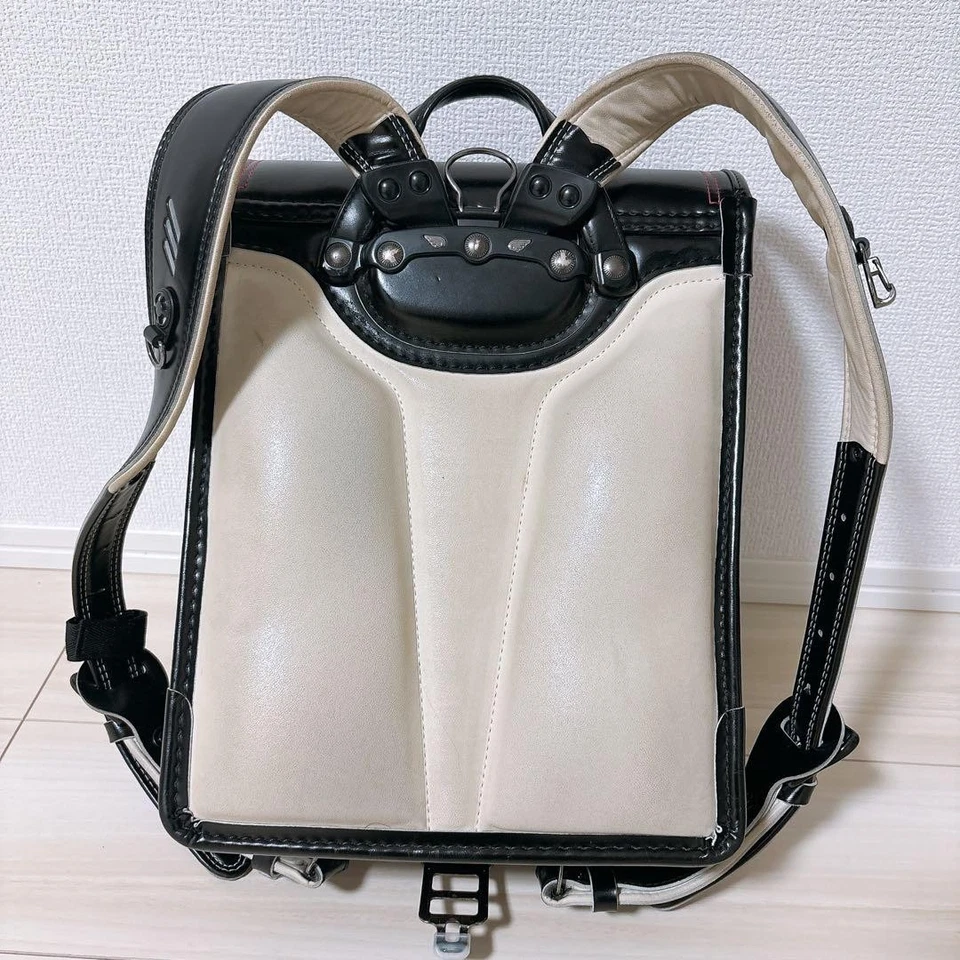 Seiban Randoseru Model Royal Dragoon Backpack Red Black Edition for School - Image 2 of 4