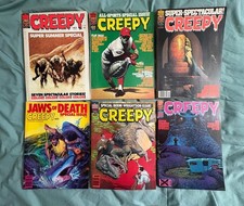 6 x Creepy #83, 84, 92, 101, 113, 140 Warren Magazines 1970s/80s VG/VG+