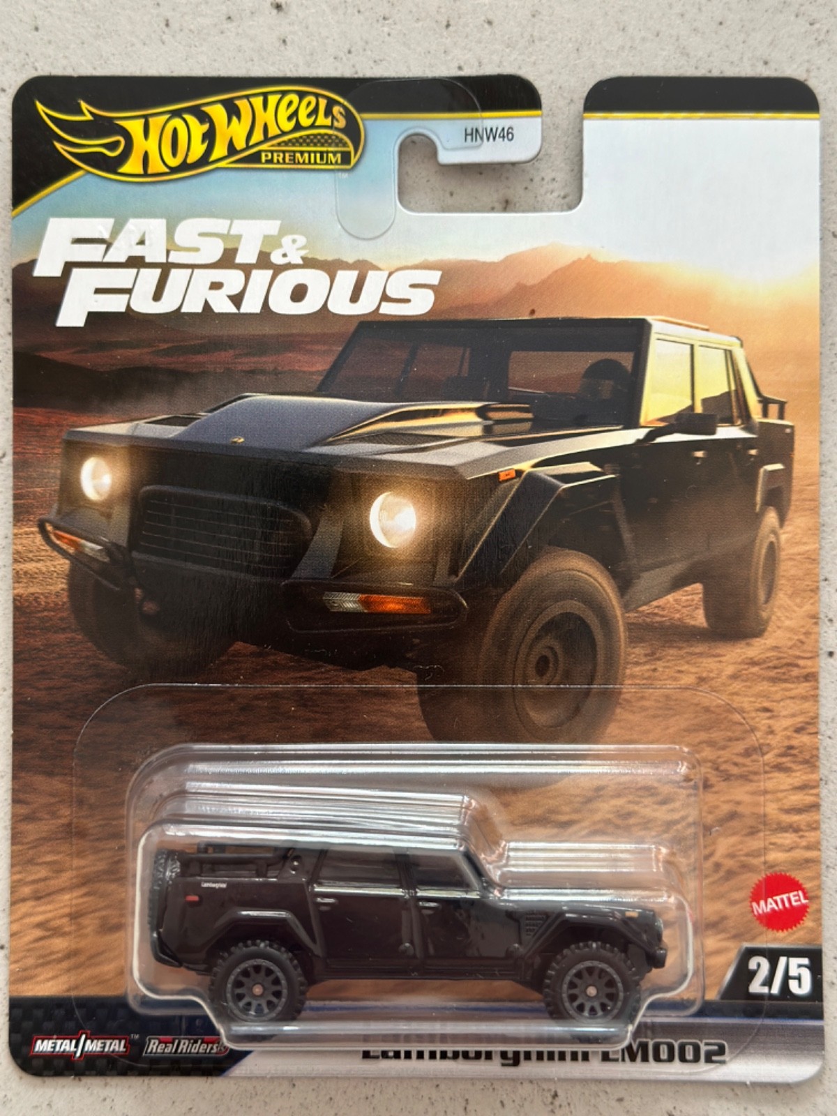 Hot Wheels Premium Fast and Furious LAMBORGHINI LM002 with Protector aventador