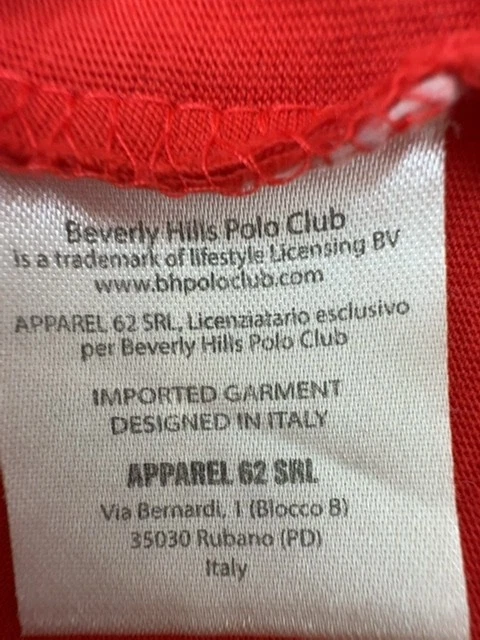 T-shirt graphique homme Beverly Hills Polo Club XL avec logo rouge régulier - Photo 3/4