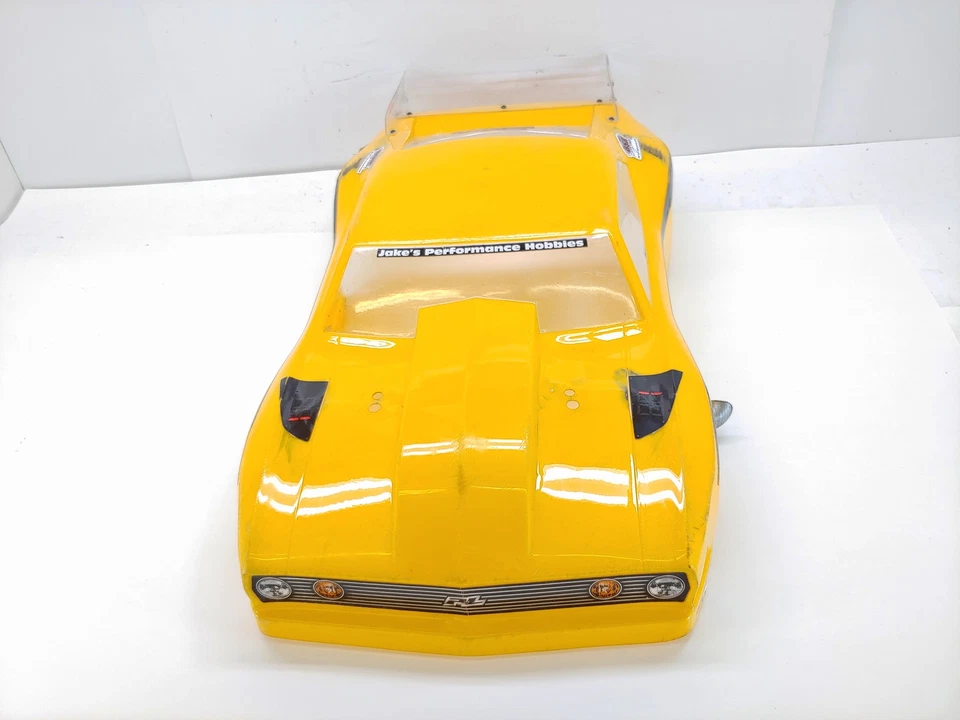 Custom Painted Yellow Proline Octane 1/10 Drag Car Body for Team Associated DR10 - Image 2 of 4