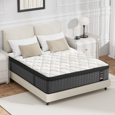 10'' 12'' 14'' Gel Memory Foam Mattress Twin Full Queen King Hybrid Spring In A Box