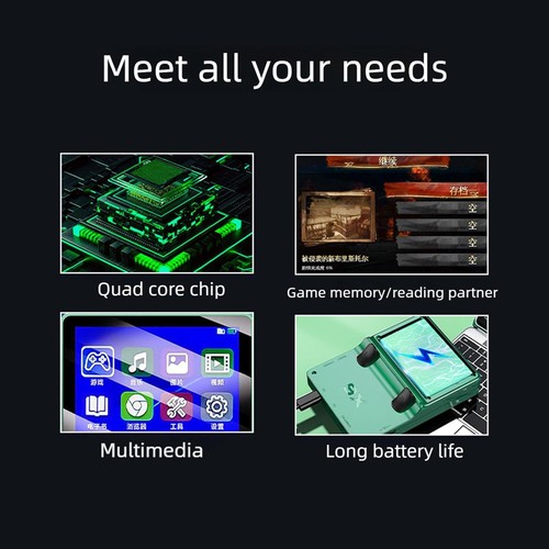 X6 Retro Handheld Video Game Console Linux System LCD 3.5 Inch IPS Screen 32GB - Picture 18 of 23