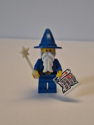 LEGO Zauberer Wizard Majisto blau   komplett   Ritter Castle   rar   Vintage