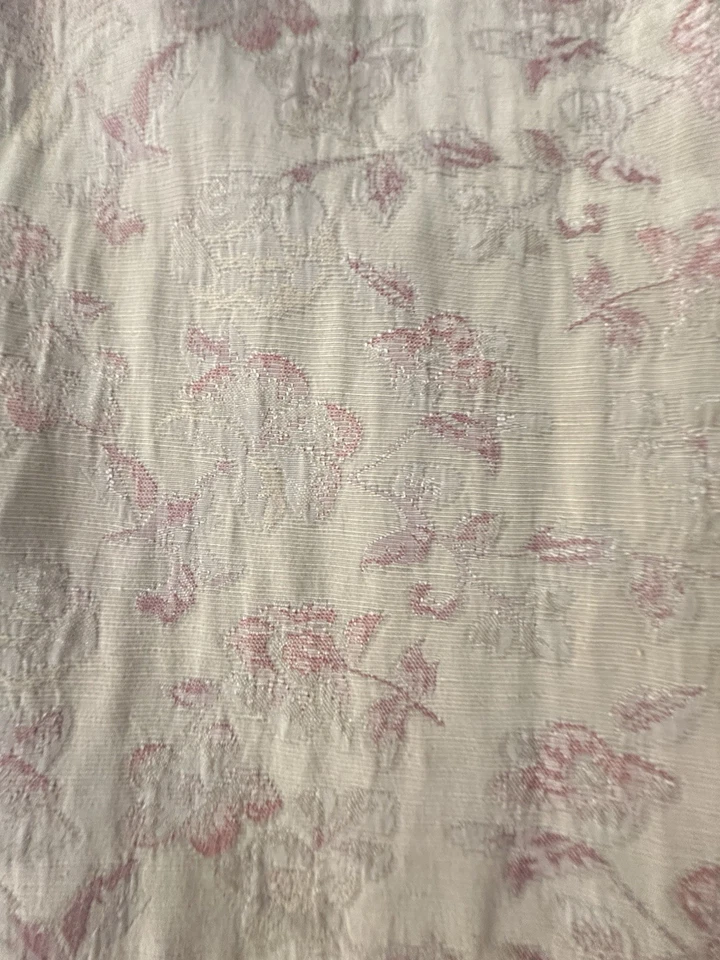 De Colección Jaclyn Smith Falda de Lino Mujer Talla 6 Rosa Jacquard Brocado Midi Lápiz Damasco Foto 2 de 4