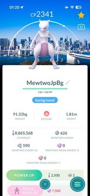 Mewtwo With Tokyo Background & Event Attacks Psystrike/counter- Pokemon Go