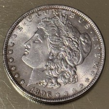 1896 Morgan Silver Dollar Coin