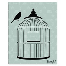 Stencil1 Bird Reusable Stencil for Painting Arts Crafts 8.5" x 11"