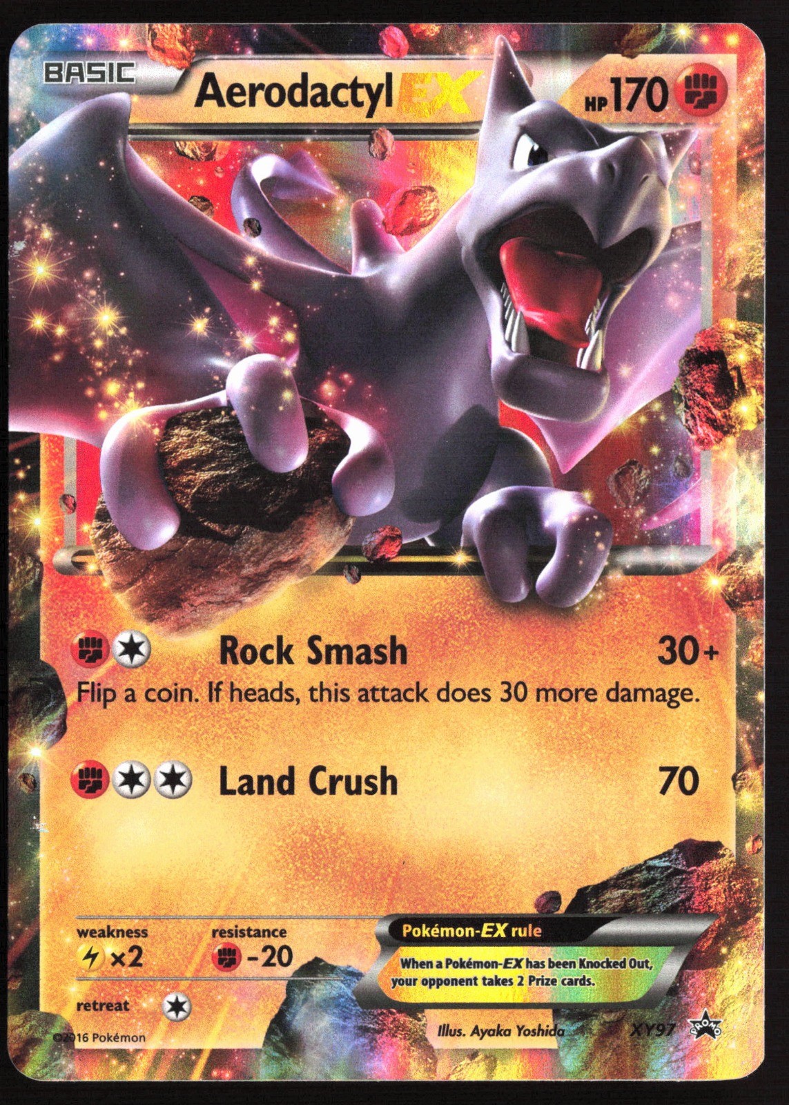Pokemon Aerodactyl EX XY97 XY Promos Holo Promo MP