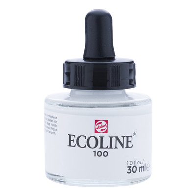 Ecoline Watercolor With Dropper 30 Ml White | Talens