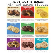 2026 Girl Scout Cookies - Choose Your Flavor - Thin Mints - Samoas - Tagalongs