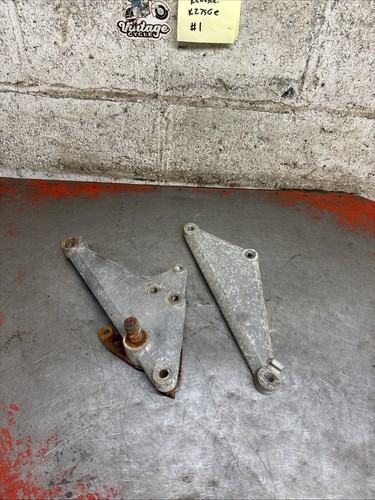 1980 Kawasaki Kz750e Kz 750 E Brackets - Picture 2 of 3