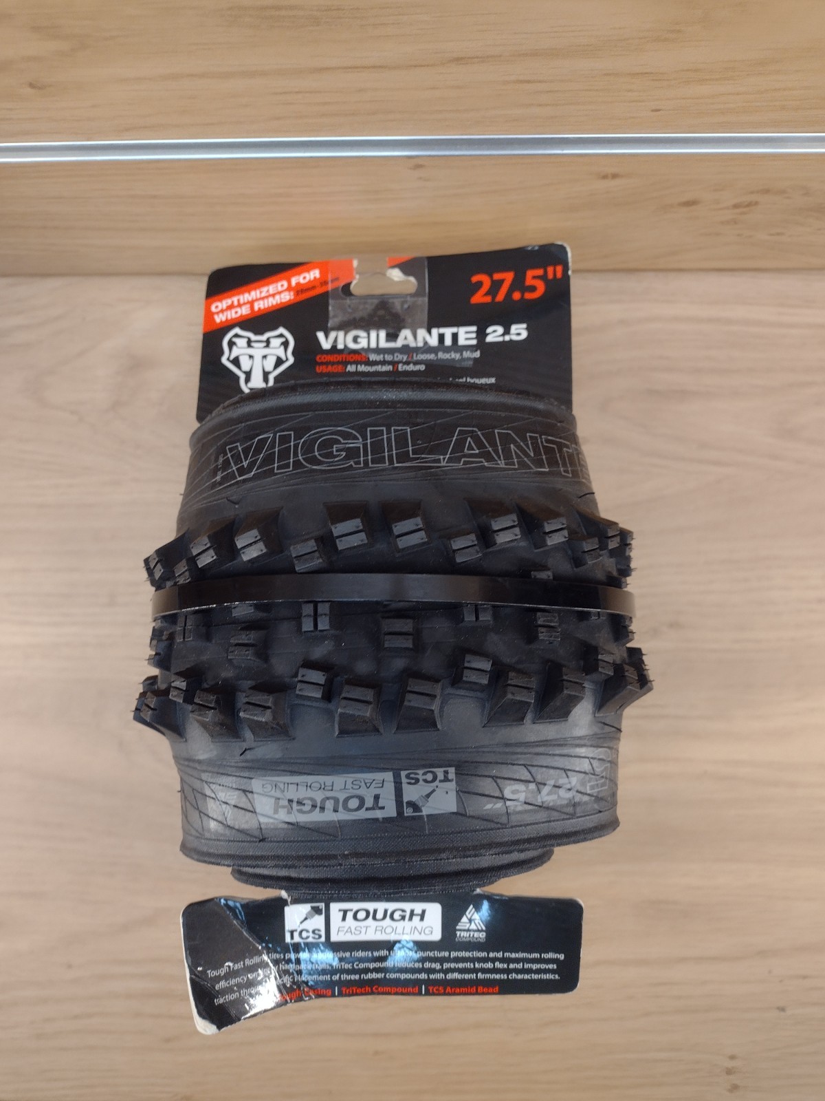 WTB Vigilante 27.5 x 2.5 TCS Tough Tire Fast Rolling