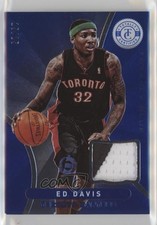 2012-13 Totally Certified Memorabilia Totally Blue Prime /25 Ed Davis #149 1h1