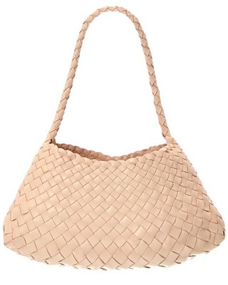 Dragon Diffusion Rosanna Leather Shoulder Bag Women's Beige