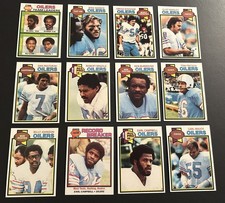 1979 Topps HOUSTON OILERS Complete TEAM Set EARL CAMPBELL x 3 (R) Billy JOHNSON