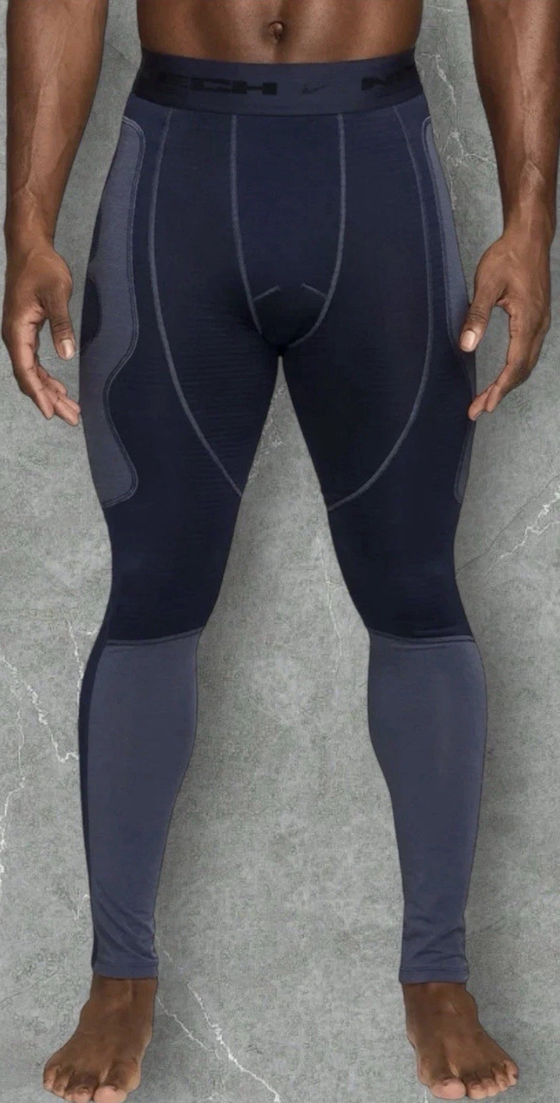 Nike Men Size Small Tech Therma-Fit Base Layer Compression Tights $95 HV1379-451