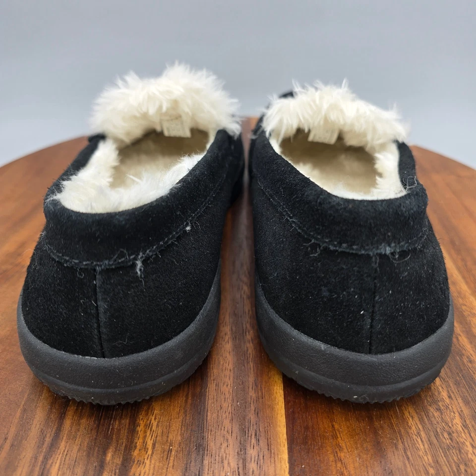 Zapatillas Vionic Lynez para mujer 8,5 negras gamuza piel sintética zapatos cómodos para interiores Foto 4 de 4