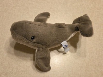 Pacific Life Plush 8'' Humpback Whale Grey White