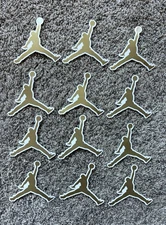 Nike Air Jordan Retro Gold Jumpman Logo Sticker (Lot of 12 Authentic Stickers)