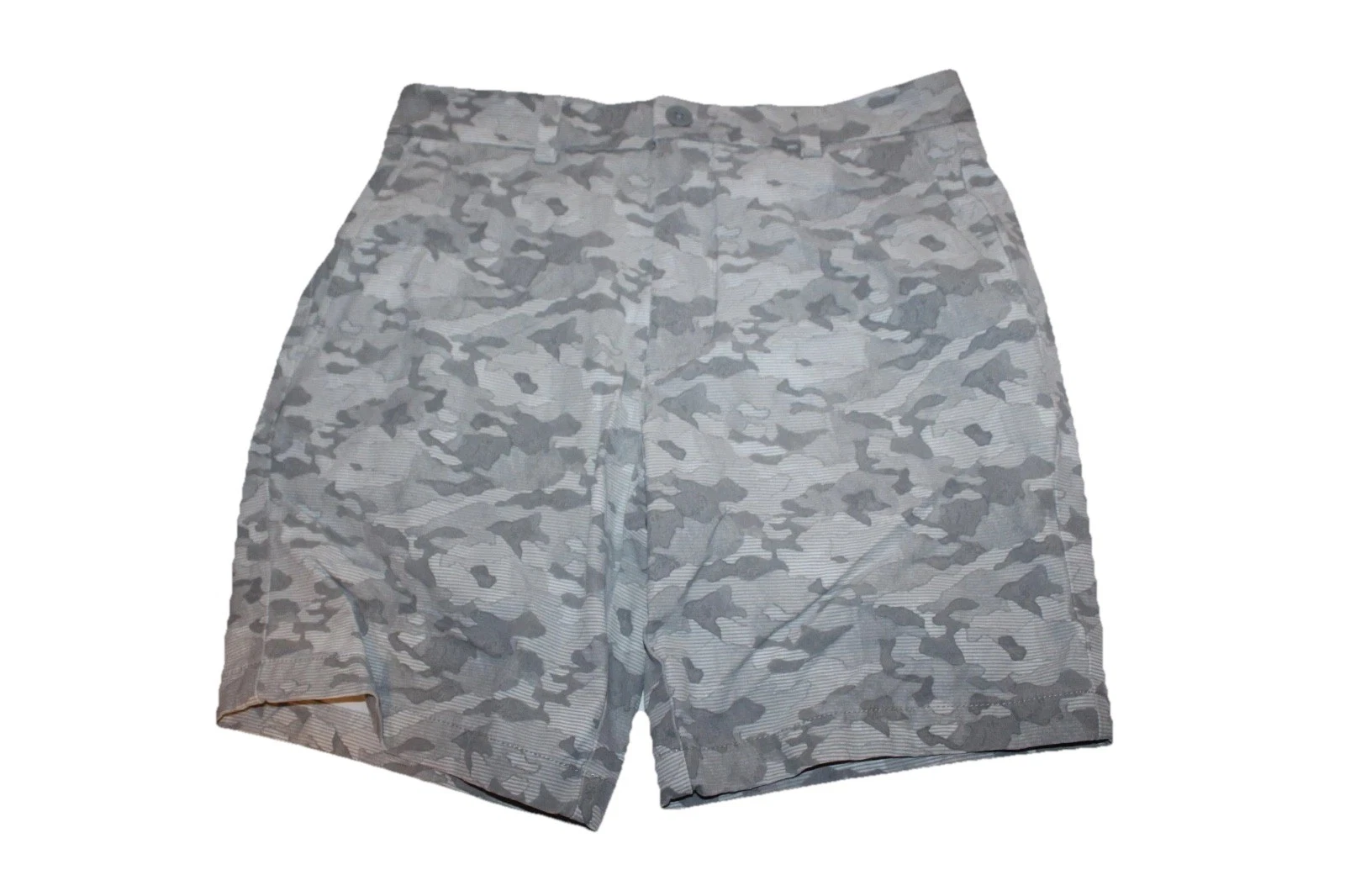 Vineyard Vines Mens Size 30 8" Classic Fit Camo Print Gray Perf Breaker Shorts