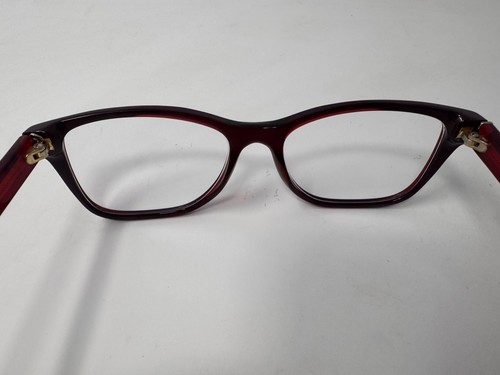 Coach Eyeglass Frames HC 6129 52-16-140 Berry Laminate 5532 (Read) - Picture 8 of 11