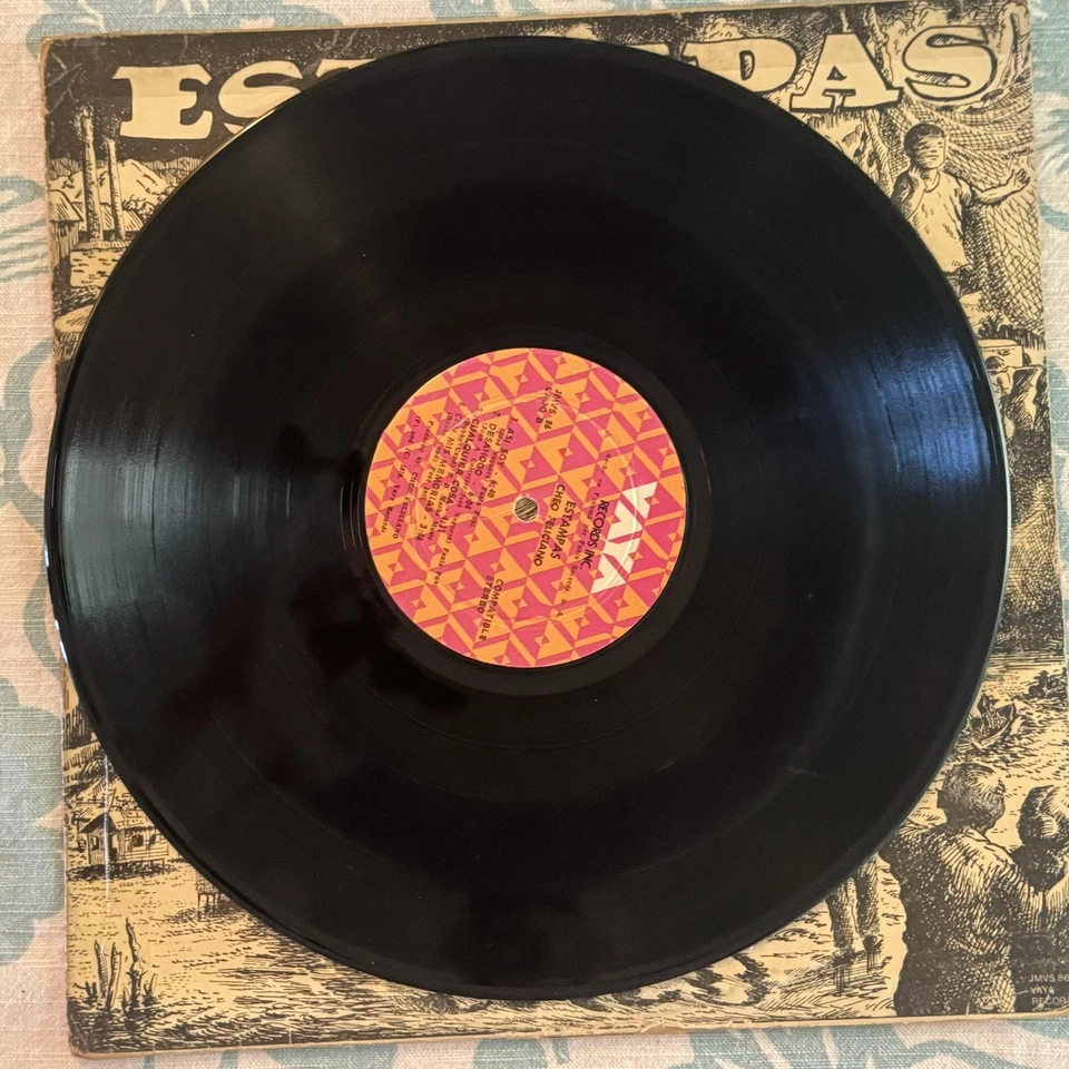 Cheo Feliciano – Estampas-Vaya Records – JMVS 86 VG+/NM VINYL ALBUM  LP - Image 2 of 4