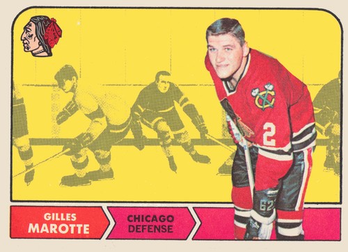 Gilles Marotte #14 1968 O-Pee-Chee card