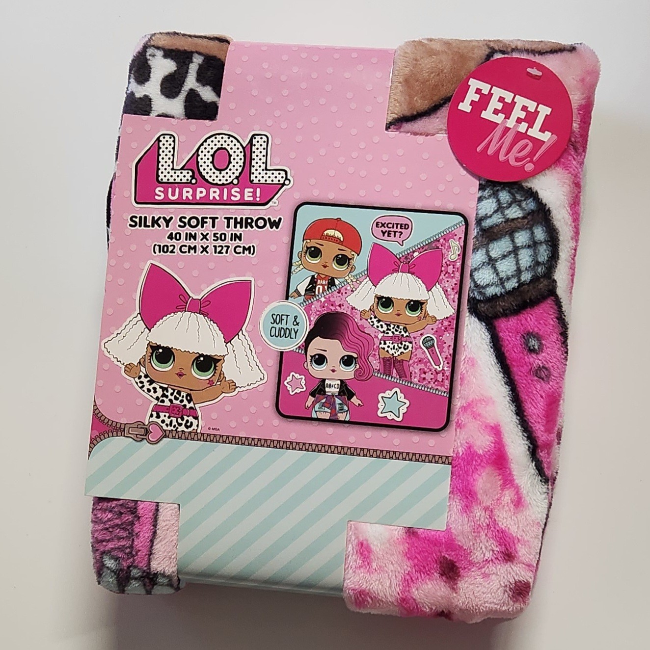 NEW LOL Surprise Doll Silky Soft Throw Blanket 40 X 50&rdquo; Gi