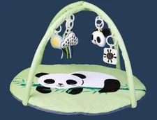 Panda Bear Baby Gym Play Mat - Babies Activity Game Mat for Ages 0-18 Months