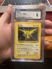 Pokemon Zapdos Holo Card 1999 Base Set 16/102 CGC 9 Mint