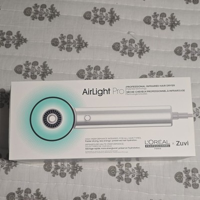 Hair dryer silver color, L'Oréal Professionnel x Zuvi AirLight Pro Infrared 