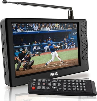 5'' Portable Digital Tv,Mini ATSC Battery Operated TV with Stand | Supports TF Ca