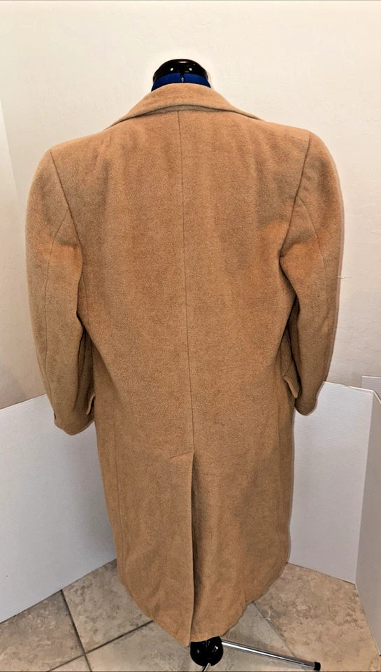Abrigo camel HartSchaffner&Marx SilverTrumpeter Roper's de colección años 60 largo para hombre envío gratuito de EE. UU. Foto 4 de 4