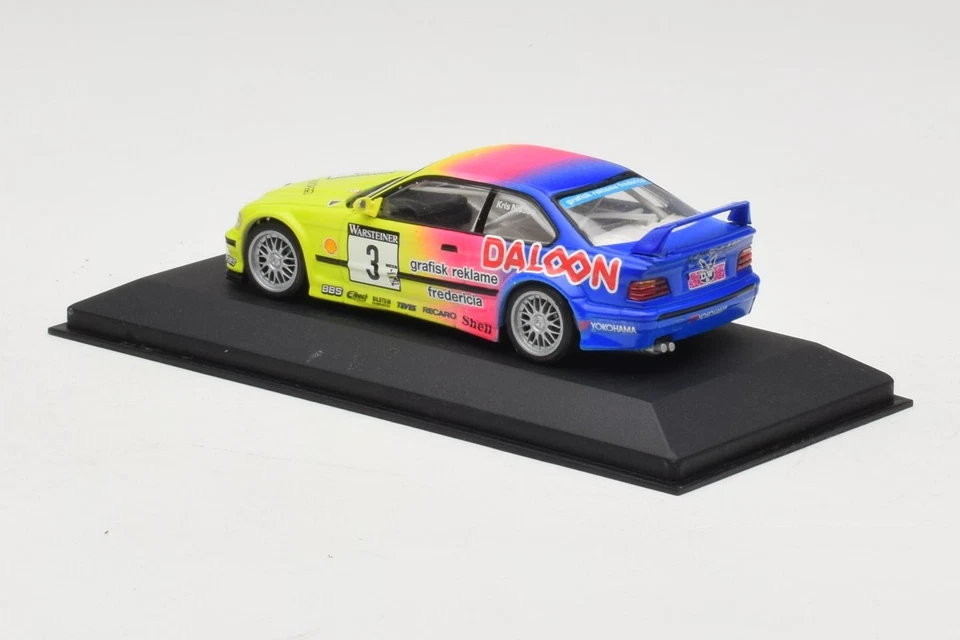 430932381 BMW M3 E36 GTR #3 K. Nissen Zolder 1993 Minichamps 1/43 - Immagine 3 di 4