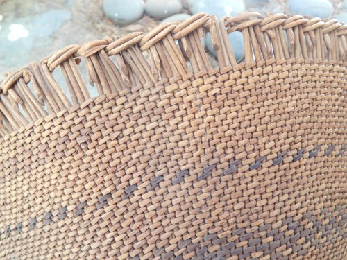 ANTIQUE XTRA LARGE N. PAIUTE INDIAN CALIFORNIA CONICAL BURDEN BASKET NATIVE USE - Picture 9 of 10
