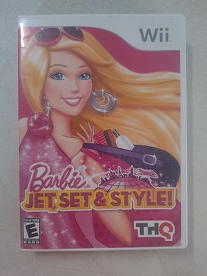 Barbie: Jet, Set & Style (Nintendo Wii, 2011) Missing Manual - May Need Buffed 