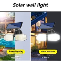 78 Led Solar Lights Waterproof Flood Wall Security Lights Enduring