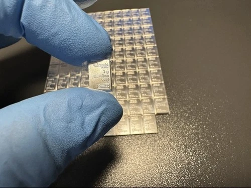 1g SILVER BAR - .999 FINE VALCAMBI SUISSE COMBI BAR UK